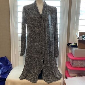 Gray Women's Cardigan Sweater